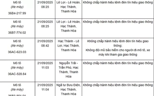 390 chủ xe máy có biển số sau nhanh chóng nộp phạt nguội theo Nghị định 168