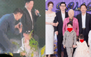 Hai thiếu gia nghìn tỷ song ca cực ngọt mừng sinh nhật bầu Hiển, spotlight lại thuộc về ái nữ nhà Đỗ Mỹ Linh