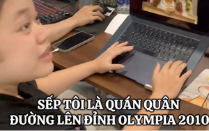 Phản ứng sốc của cô gái khi biết sếp mình chính là... Quán quân Olympia: Quả này đố dám cãi!