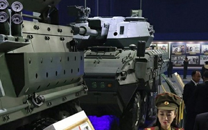 Triều Tiên gây ngạc nhiên với xe tăng bánh lốp thế hệ mới