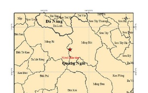 Quảng Ngãi hứng liên tiếp 4 trận động đất lúc rạng sáng, có trận 4.9 richter