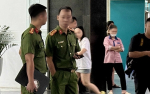 Làm việc với Shark Bình, nhiều công an có mặt tại công ty