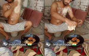 Chà bột lên nách rồi rán bánh khoai cho khách, chủ quán khiến dân mạng khóc thét: "Cả đời này sao tôi dám ăn món ấy nữa?"