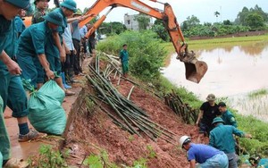 Thông tin vỡ đê ở Bắc Ninh là không chính xác; đê sông Thương vẫn an toàn