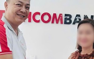 Sau khi chuyển khoản thành công 3,2 tỷ đồng vào một tài khoản Techcombank, người phụ nữ vội báo công an