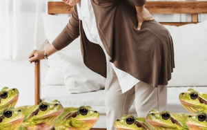 Cụ bà Trung Quốc 82 tuổi nuốt 8 con ếch sống để chữa đau lưng - Kết cục nhập viện cấp cứu vì nhiễm ký sinh trùng