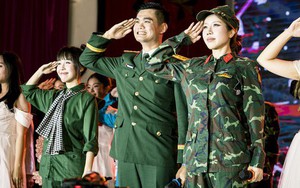 Trang Pháp, Hậu Hoàng lan tỏa tinh thần yêu nước tại Học viện Báo chí & Tuyên truyền