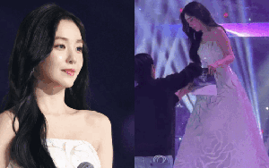 Cú ngã điếng người của nữ thần đẹp nhất showbiz: Pha xử lý vô cùng chuyên nghiệp trên sân khấu của chủ nhân