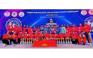 Thể hình Việt Nam giành 10 HCV và xếp hạng nhì tại giải vô địch thế giới 2025