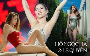 Body ngoài 40 bốc lửa của Hồ Ngọc Hà và Lệ Quyên được quyết định bởi "nửa kia": Cứ làm thế này còn lâu mới già!