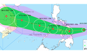 Bão Kalmaegi mạnh cấp 11, giật cấp 14, hướng vào khu vực nào của nước ta?