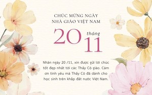 Lời chúc ngắn gọn và ý nghĩa Ngày Nhà giáo Việt Nam 20/11