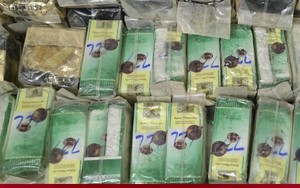 Xe container chở gần 1 tấn ma tuý từ Tam giác vàng tuồn vào Việt Nam