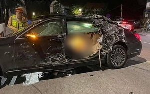 Tin mới vụ xe sang Maybach S600 tông thẳng xe khách ở Quảng Ninh