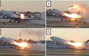 Động cơ "rụng" trong lúc cất cánh, máy bay cháy như ngọn đuốc: Hàng chục người thương vong