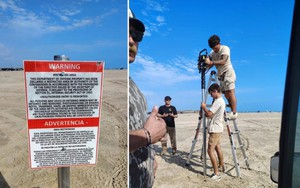 Nhà thầu quốc phòng Mỹ vô tình cắm biển báo "Khu vực Phòng thủ Quốc gia" trên đất Mexico - Hải quân nước láng giềng hành động