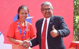 VĐV Triệu Thị Bình giành HCV đầu tiên cho Việt Nam tại Đại hội thể thao học sinh Đông Nam Á 2025