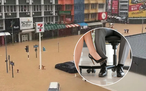 Thuê khách sạn cùng tình nhân nhưng bị mắc kẹt do lũ lụt, người đàn ông "đứng hình" khi được giải cứu