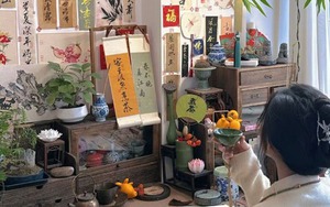 Bí mật của cây phú quý trong không gian thờ tự