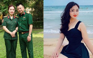 Nam Đại tá là NSND, Giám đốc Nhà hát Chèo Quân đội yêu vợ sâu đậm, hay đăng status "cảm ơn em"