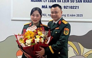 NSND Tự Long thành tiến sĩ đầu tiên của Nhà hát Chèo Quân đội