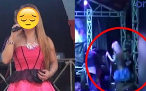 Kinh hoàng nữ ca sĩ bị rắn cắn ngay trên sân khấu