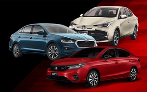 Dưới 600 triệu chọn sedan hạng B: Skoda Slavia đấu ‘xanh chín’ với Vios, City về trang bị