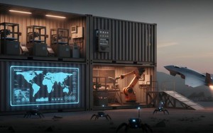 Nhà máy drone di động biến chiến trường thành xưởng sản xuất