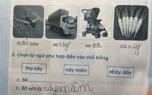 Bài tập Tiếng Việt của học sinh lớp 1 khiến phụ huynh "đau đầu": "Nhà tôi vậy, nhà bạn cũng thế thôi"