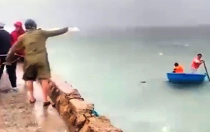 Người đàn ông nhảy xuống biển tự tử khi bão số 13 Kalmaegi sắp đổ bộ