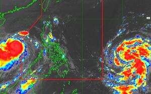 Bão số 13 "gặp đối" trên đường đi, suy yếu đôi chút; "Phượng Hoàng" xuất hiện