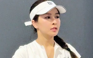 Trâm Anh tái xuất đánh pickleball: Ôi, sao vẫn đẹp nức nở vậy!