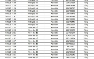 182 chủ xe máy, ô tô được phát hiện qua camera AI có biển số sau nhanh chóng nộp phạt nguội theo Nghị định 168