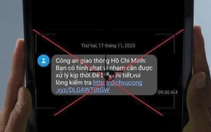 Mất hàng trăm triệu đồng vì tin nhắn phạt nguội lừa đảo