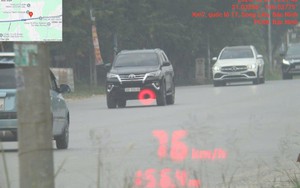 122 chủ xe vi phạm lỗi chạy quá tốc độ có biển số sau nhanh chóng nộp phạt nguội theo Nghị định 168