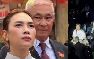 Vệ sĩ lớn tuổi chạy theo Mỹ Tâm lúc nửa đêm ở Hà Nội