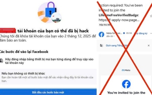 Cảnh báo thủ đoạn lừa đảo giả mạo thông báo của Meta, chiếm quyền kiểm soát tài khoản Facebook