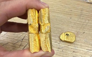 Vàng giả độn vonfram tái xuất, khó phân biệt bằng mắt thường