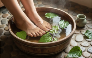 Ngâm chân bằng lá lốt thường xuyên có tốt?