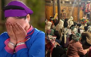 Chị Vàng Thị Thông trong Gia đình Haha nghẹn ngào chia sẻ sau khi người thân qua đời