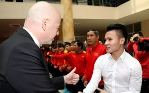 Chủ tịch FIFA gửi thư chúc mừng bóng đá Việt Nam