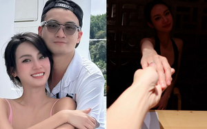 Vũ Thúy Quỳnh khoe nhẫn kim cương, đã được doanh nhân Đức Phạm cầu hôn?