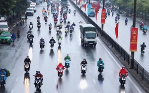 Không khí lạnh tăng cường trở lại ngay ngày đầu tiên của năm mới, miền Bắc mưa to, rét đậm