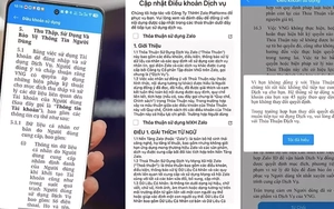 Zalo tạo sức ép để người dùng chấp thuận điều khoản là trái luật