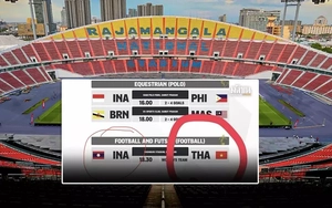 Thái Lan lại nhầm quốc kỳ Việt Nam khi công bố lịch thi đấu SEA Games 33