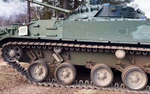 Lô BMP-3 nâng cấp mạnh mẽ xuất hiện với giáp mới và hệ chế áp drone