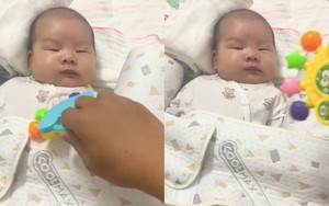 Em bé sơ sinh có khí chất 'tổng tài lạnh lùng' khiến dân mạng cười bò