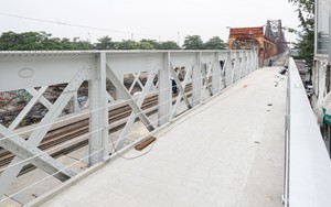 Diện mạo mới của cầu Long Biên sau 2 tháng trùng tu