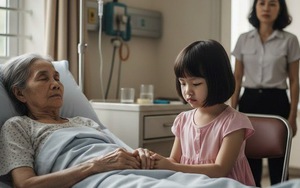 Nghe được câu con gái cầu xin trong phòng bệnh của bà nội, tôi đứng ở cửa mà chết lặng, chân tay lạnh ngắt