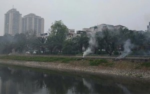 Vừa kêu ca không khí Hà Nội ô nhiễm vừa thản nhiên đốt rác, đốt vàng mã